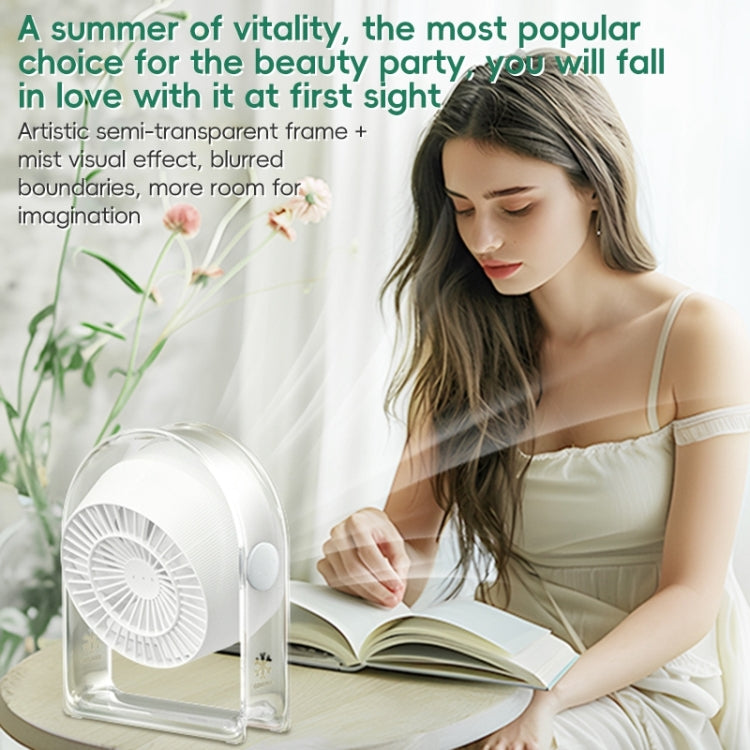 Ventilatore da tavolo trasparente Hurricane WEKOME WT-F25