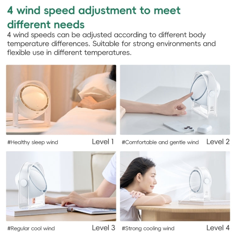 Ventilatore da tavolo trasparente Hurricane WEKOME WT-F25
