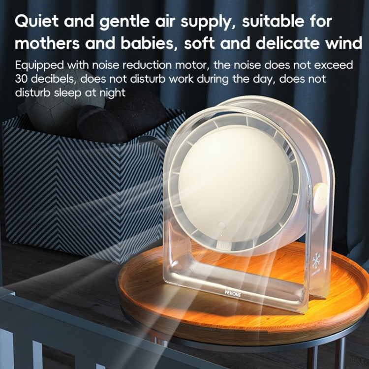 Ventilatore da tavolo trasparente Hurricane WEKOME WT-F25