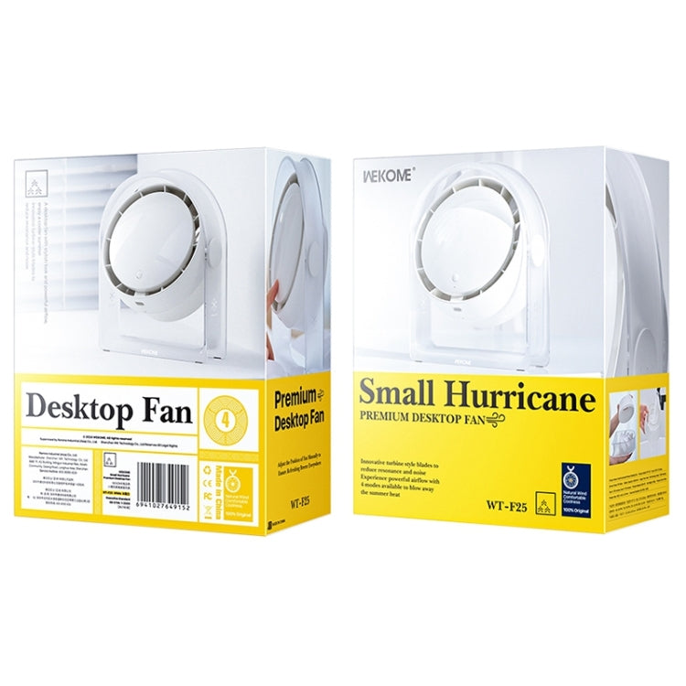 Ventilatore da tavolo trasparente Hurricane WEKOME WT-F25