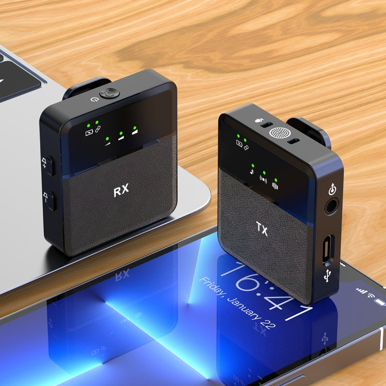 Microfono wireless lavalier SX9 2 in 1 con riduzione intelligente del rumore, Type-C, 8 Pin