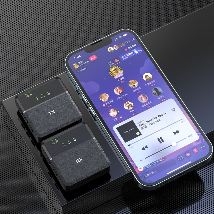 Microfono wireless lavalier SX9 2 in 1 con riduzione intelligente del rumore, Type-C, 8 Pin
