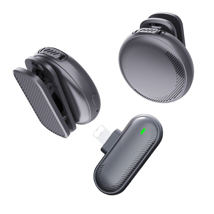 Microfono wireless lavalier SX19 1 TX + 2 RX con riduzione intelligente del rumore, Type-C, 8 Pin