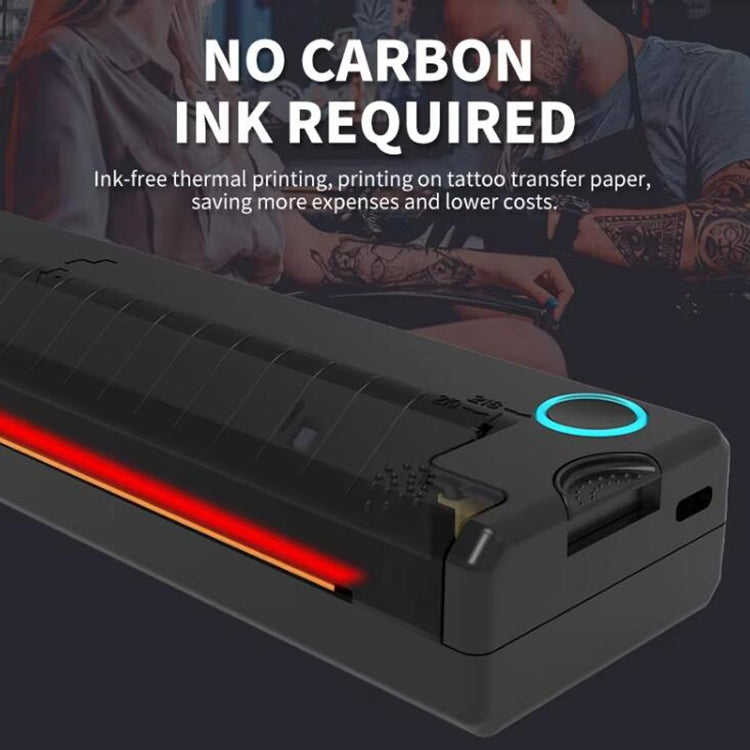 A41 203DPI Stampante per tatuaggi portatile Stampante termica Bluetooth HD per ufficio e studio