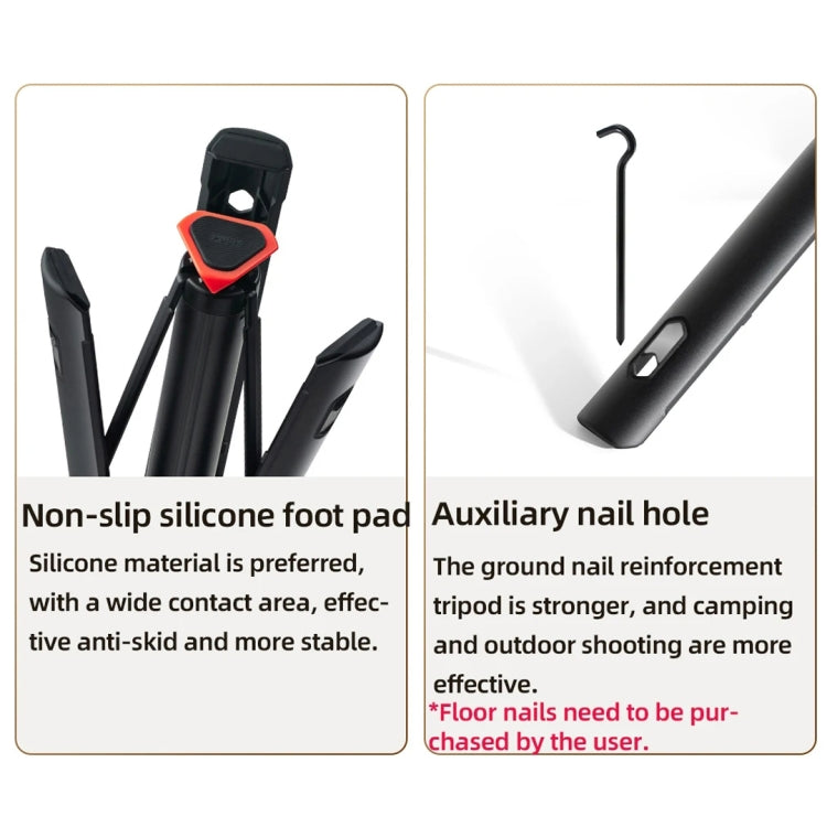 Xiaomi XMBJZPG01YM Zoom Supporto da pavimento Bluetooth Selfie Stick