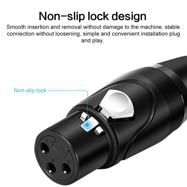 Cavo audio per microfono a doppio canale femmina Canon da 6,35 mm a XRL, 1m, 2m, 3m, 5m, 10m
