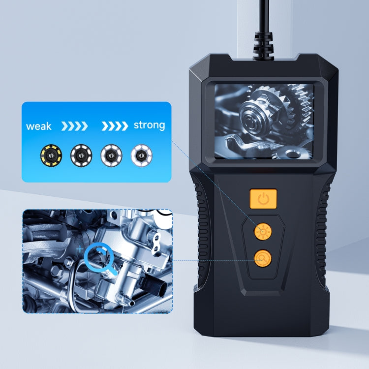 Endoscopio con telecamera singola P230 da 8 mm e 2 pollici con schermo, 2m, 5m, 10m, 15m, 20m