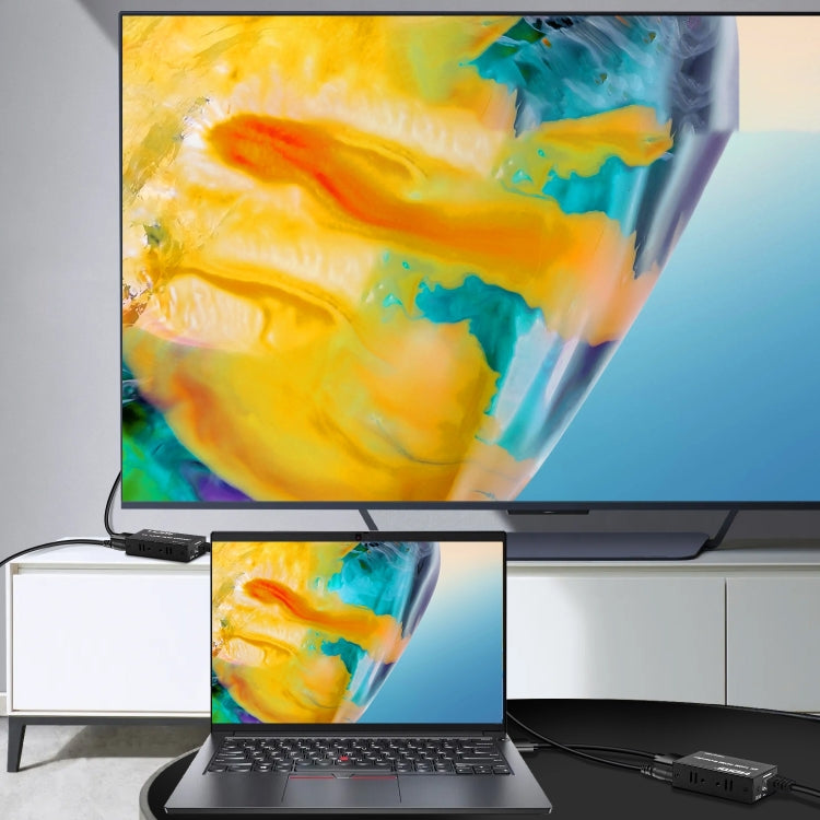 Extender di rete HDMI 4K a RJ45, distanza di trasmissione: 120 m, US Plug, UK Plug, AU Plug