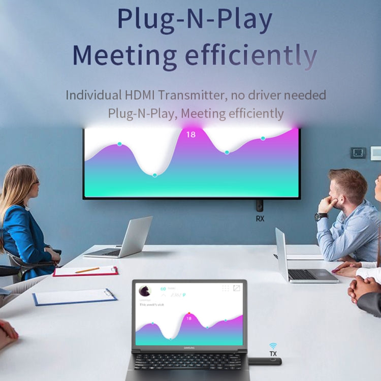 Sistema di assistenza wireless intelligente G57 Extender wireless HDMI con trasmettitore e ricevitore, G57