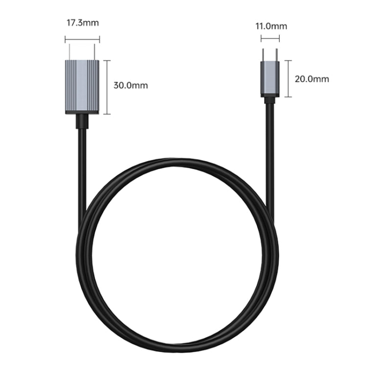Cavo di conversione USB-C/Type-C a HDMI L17 Cavo adattatore per schermo HD, L17 Type-C to HDMI