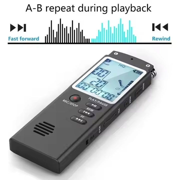 T60 Smart HD Registratore vocale con cancellazione del rumore Lettore MP3, T60