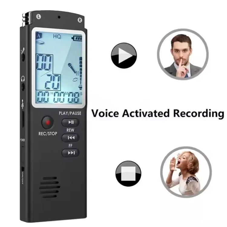 T60 Smart HD Registratore vocale con cancellazione del rumore Lettore MP3, T60
