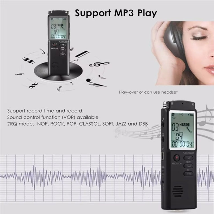 T60 Smart HD Registratore vocale con cancellazione del rumore Lettore MP3, T60