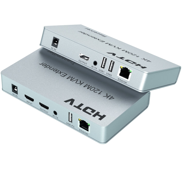 Extender di rete HDMI USB KVM 4K da 120 m, EU Plug, US Plug, UK Plug