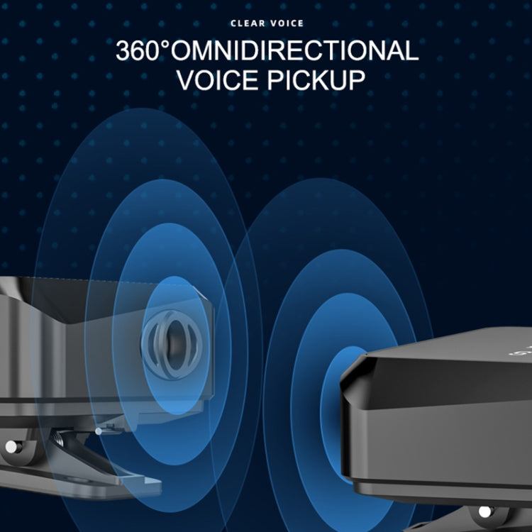 AP009 Microfono Lavalier wireless da uno a due con ricevitore 3 in 1, One to Two