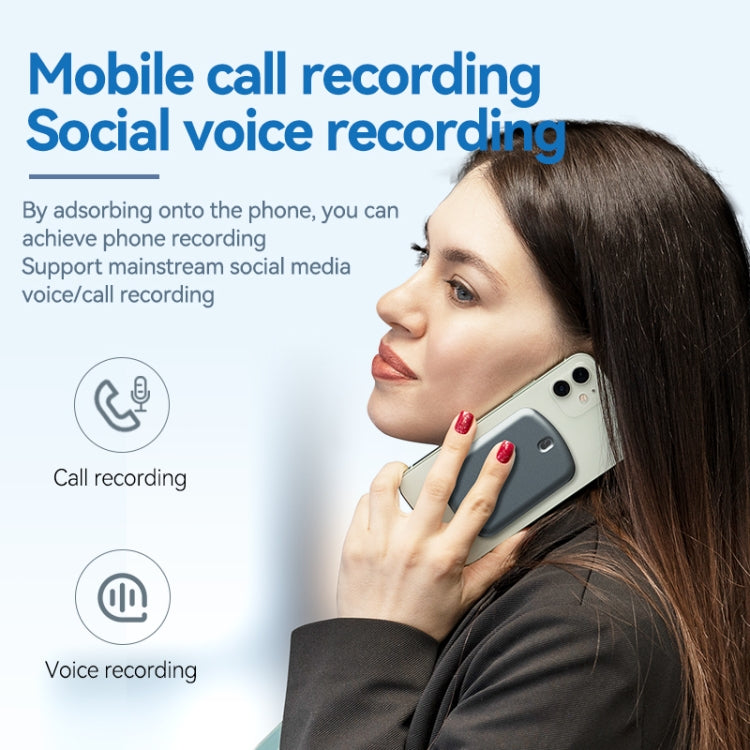 A1A Strong Magnetic Mobile Call Voice Recorder APP Versione di registrazione, 8GB, 16GB, 32GB, 64GB, 128GB