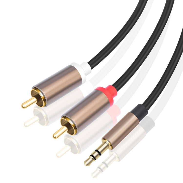 Connettore amplificatore per cavo audio da 3,5 mm maschio a 2 RCA maschio, 1m, 2m, 3m