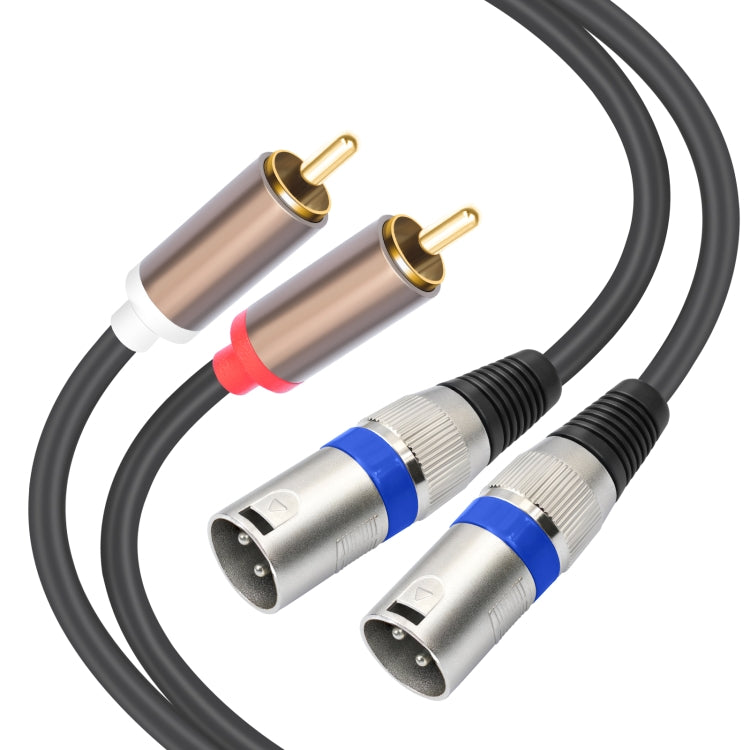 Cavo audio da 2 RCA maschio a 2 XLR 3 pin maschio, 1.5m, 3m