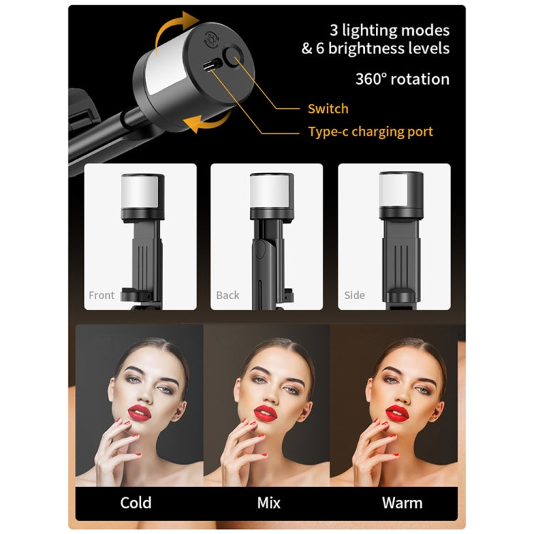 FUNSNAP Q12s 360 gradi girevole luce di riempimento Selsie Stick, Q12s