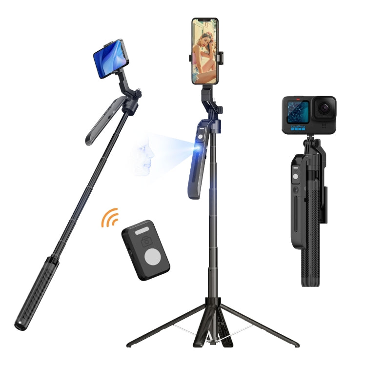 FUNSNAP A6 360 gradi Al Gimbal Selfie Stick Smart Face Tracking Treppiede integrato, A6