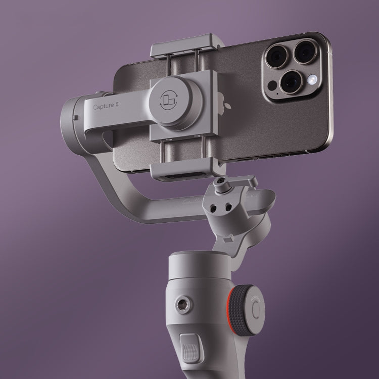 FUNSNAP Capture 5 Gimbal palmare professionale a 3 assi per telefono stabilizzatore live, Capture 5 Basic, Capture 5 Combo