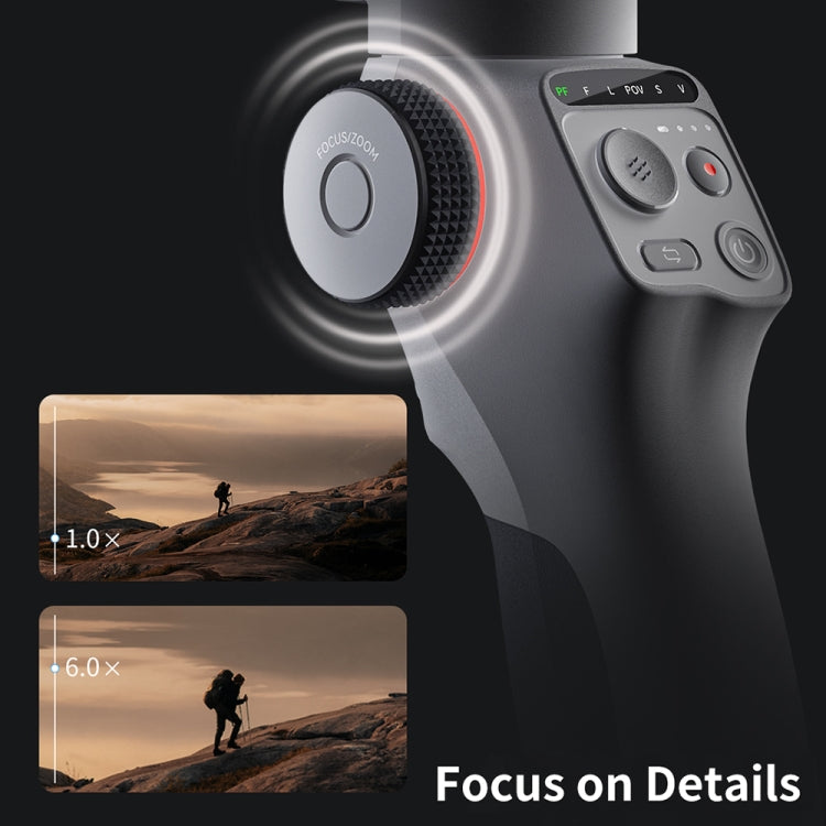 FUNSNAP Capture 5 Gimbal palmare professionale a 3 assi per telefono stabilizzatore live, Capture 5 Basic, Capture 5 Combo