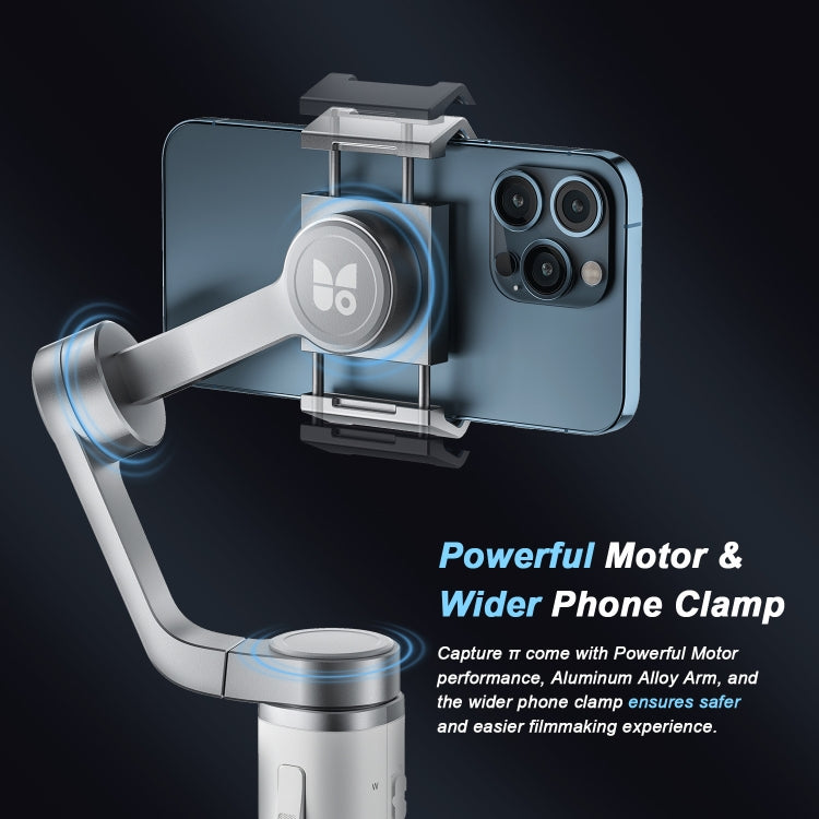 FUNSNAP Capture π Braccio in lega di alluminio Gimbal per telefono portatile a 3 assi, Capture π Basic, Capture π Combo