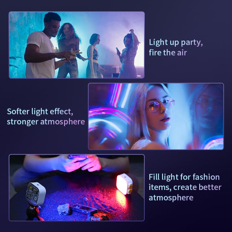Luce di riempimento per riprese video RGB a colori tascabili FUNSNAP, Pocket Fill Light
