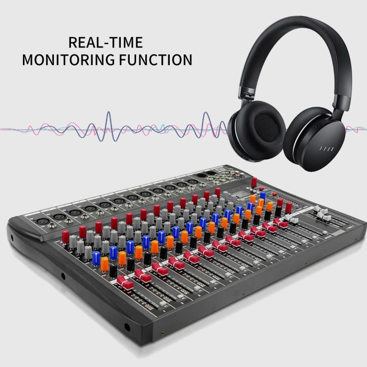 XTUGA CT120X Mixer audio a 12 canali, console di missaggio per DJ con alimentazione a 48 V, CT120X