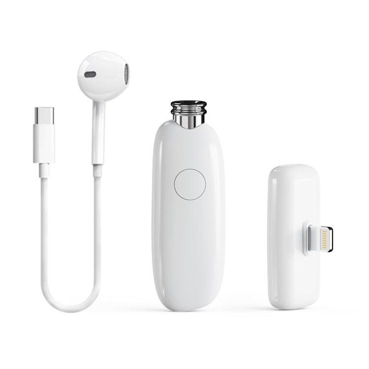 Microfono wireless audio digitale FUNSNAP M3 Mic Tok con auricolari di monitoraggio, M3 Type-C, M3 8 Pin