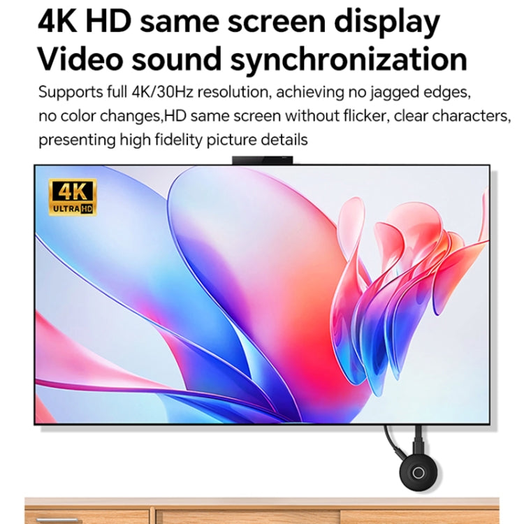 G127 4K 30Hz HD Wireless Display Dongle Adattatore Stesso Schermo Dispositivo