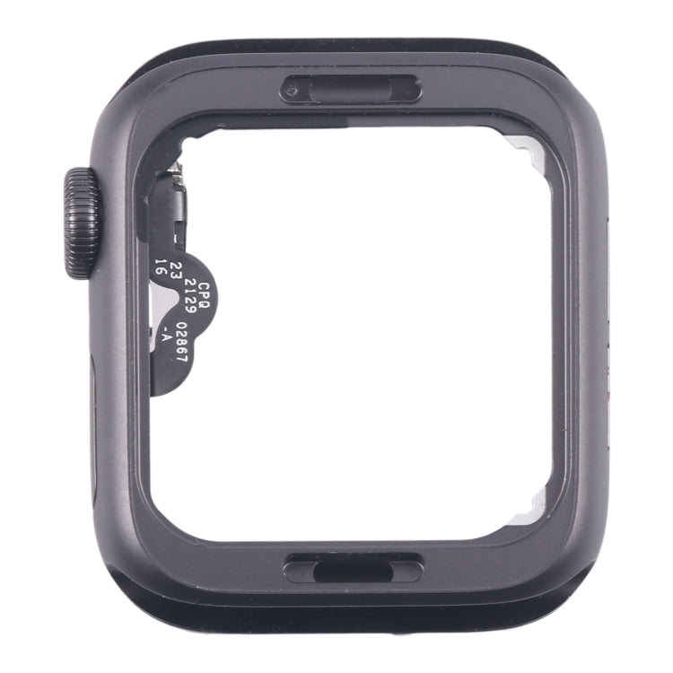 Piastra della lunetta del telaio centrale in lega di alluminio con cavo flessibile dell'asse di rotazione della corona, For Apple Watch SE 2020 40MM LTE, For Apple Watch SE 2020 40MM GPS, For Apple Watch Series SE 2020 44MM LTE