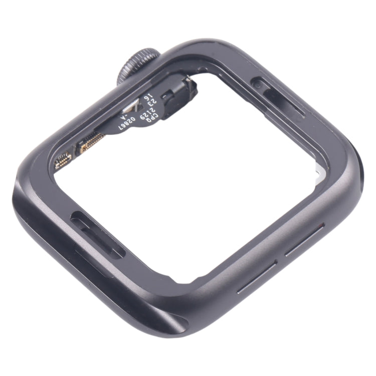 Piastra della lunetta del telaio centrale in lega di alluminio con cavo flessibile dell'asse di rotazione della corona, For Apple Watch SE 2020 40MM LTE, For Apple Watch SE 2020 40MM GPS, For Apple Watch Series SE 2020 44MM LTE