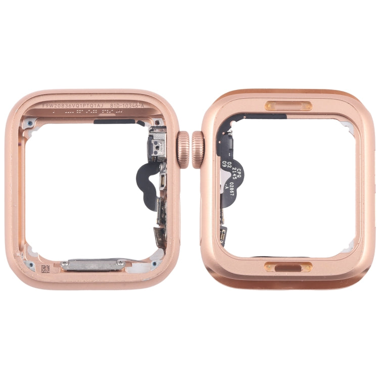 Piastra della lunetta del telaio centrale in lega di alluminio con cavo flessibile dell'asse di rotazione della corona, For Apple Watch SE 2020 40MM LTE, For Apple Watch SE 2020 40MM GPS, For Apple Watch Series SE 2020 44MM LTE
