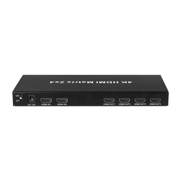 Measy MT4324 4K 30Hz 2 In 4 Out HDMI Matrix Switch Supporta commutazione senza interruzioni, EU Plug, US Plug, UK Plug, AU Plug