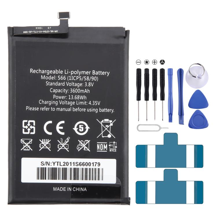 Sostituzione della batteria, For Oukitel K7 Pro 10000mAh, For Oukitel WP2 10000mAh, For Oukitel Y1000 S66 3600mAh