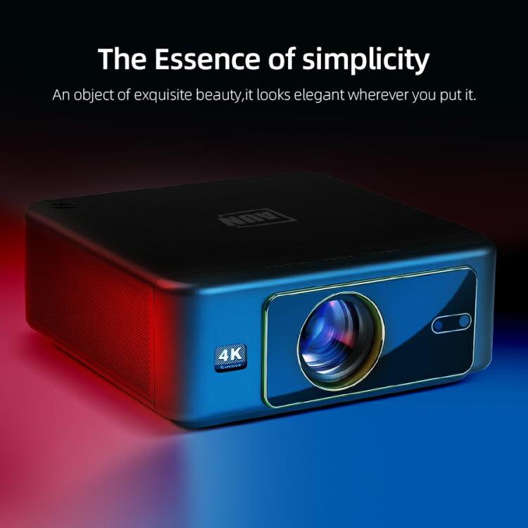 AUN U002 1920x1080P 970ANSI Android 12 Proiettore Smart Home Theater, US Plug, UK Plug, AU Plug, EU Plug