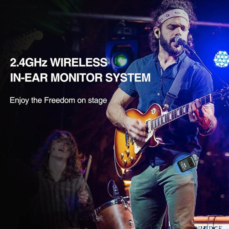 Sistema di monitoraggio in-ear wireless stereo M6S Trasmettitore e ricevitore 2.4G