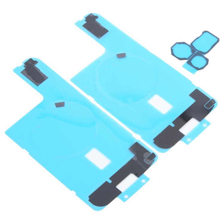 10 pezzi Adesivo nero per dissipatore di calore della cover posteriore con cuscinetti in spugna per fotocamera posteriore, For iPhone 16 Pro Max, For iPhone 16 Pro, For iPhone 16 Plus, For iPhone 16