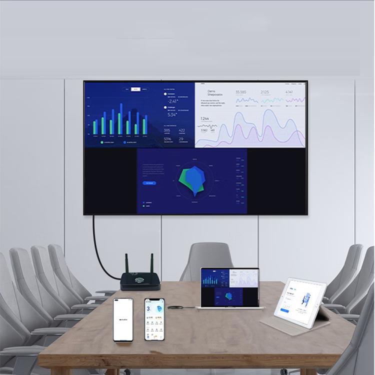 Measy AM1810 Proiettore schermo wireless tipo C per PC/TV/telefono, spina: spina USA, US Plug