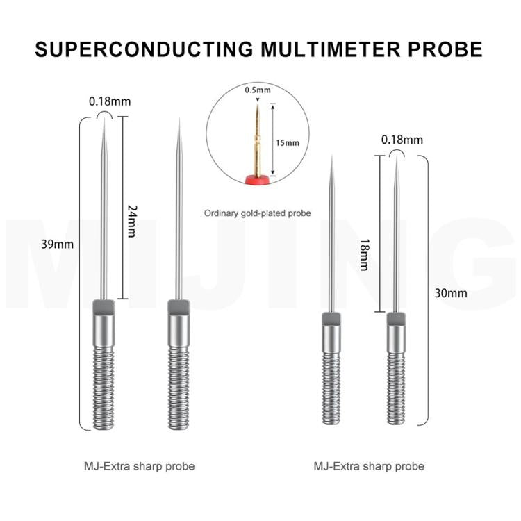 Sonda multimetro superconduttrice multifunzionale in acciaio inossidabile Mijing BX-12 2000V / 20A, Mijing BX-12