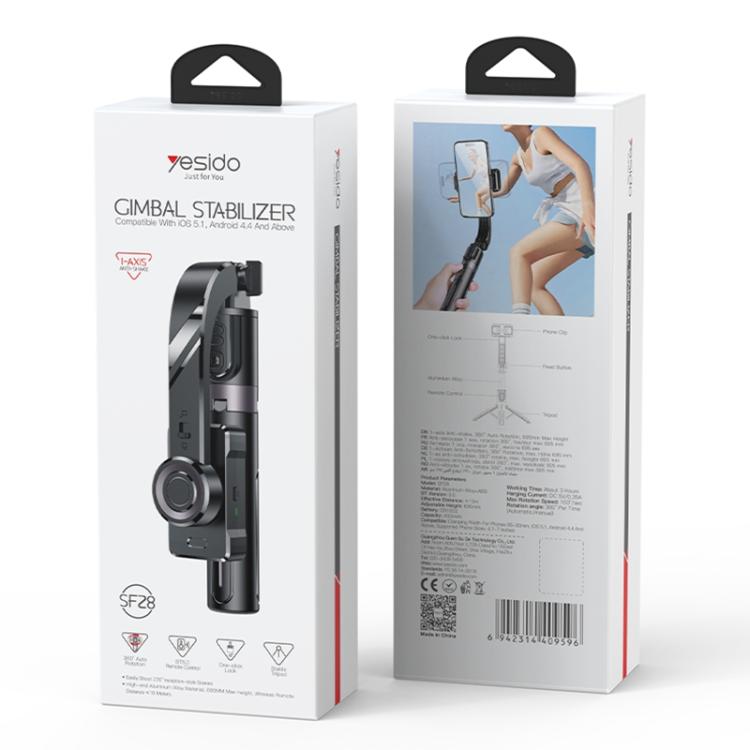 Yesido SF28 Smart Anti-shake Gimbal Stabilizzatore