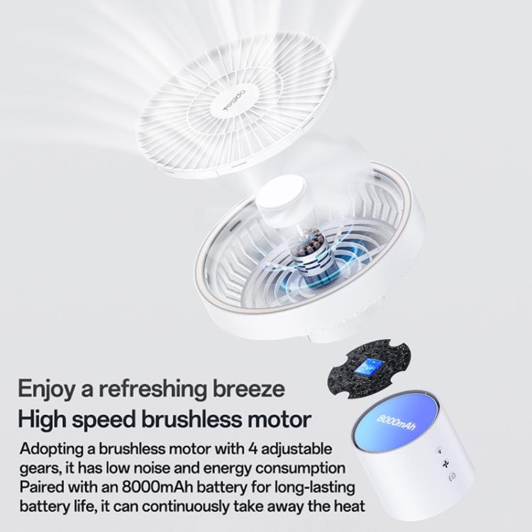 Yesido YF13 10W Tipo-C Ventilatore LED Multifunzionale con Treppiede