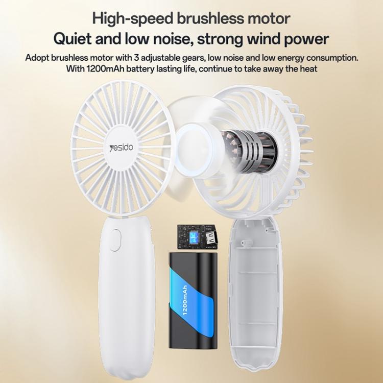 Ventilatore portatile Yesido YF15 Brushless a 3 velocità