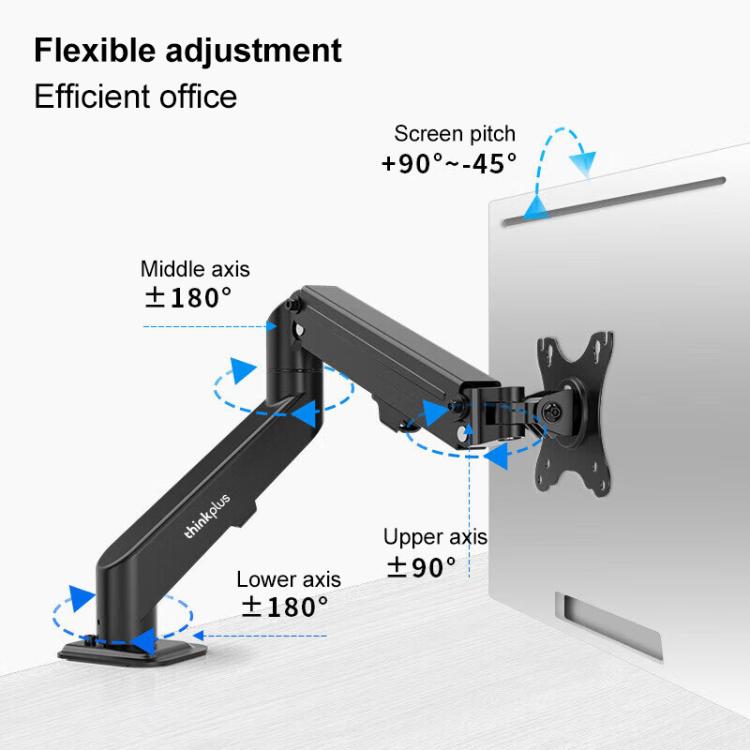 Supporto per monitor da tavolo girevole Lenovo Thinkplus ZJA4, ZJA4