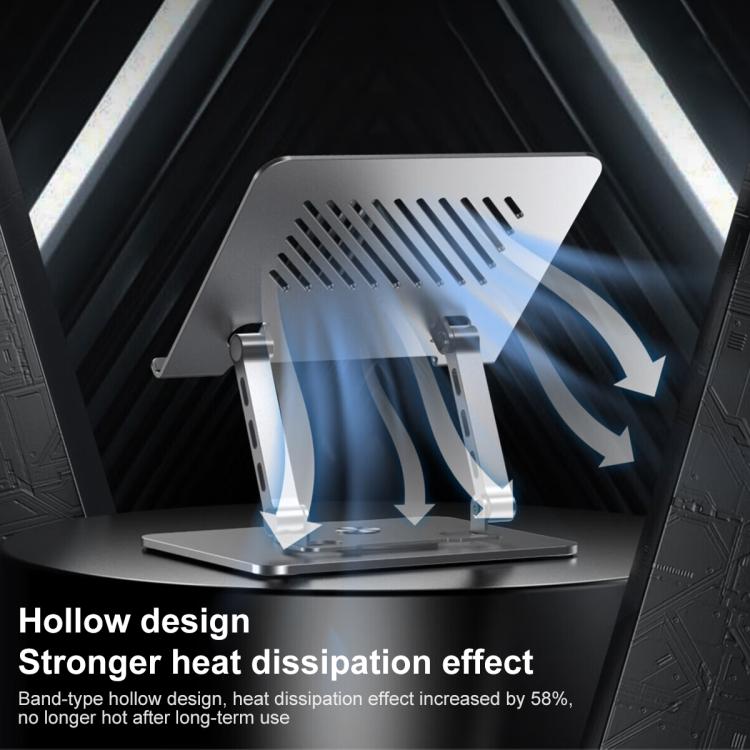 Supporto in metallo per dissipazione del calore per laptop Lenovo Thinkplus ZJA7 con rotazione a 360 gradi, ZJA7