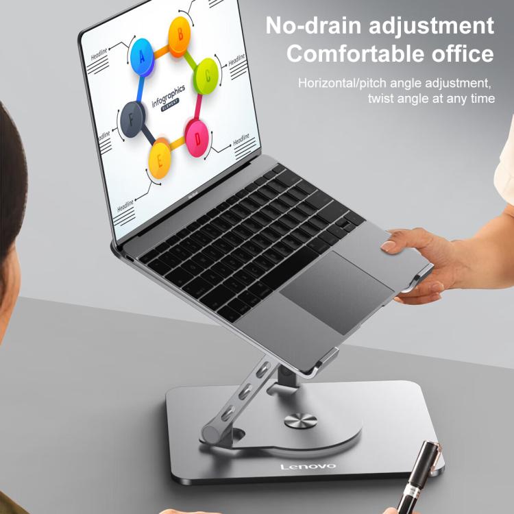Supporto in metallo per dissipazione del calore per laptop Lenovo Thinkplus ZJA7 con rotazione a 360 gradi, ZJA7
