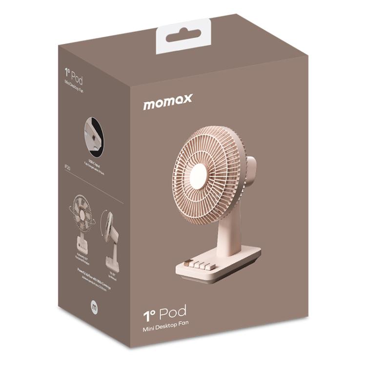 MOMAX IF20 Mini Soft Wind Desktop Electric Fan, IF20L2