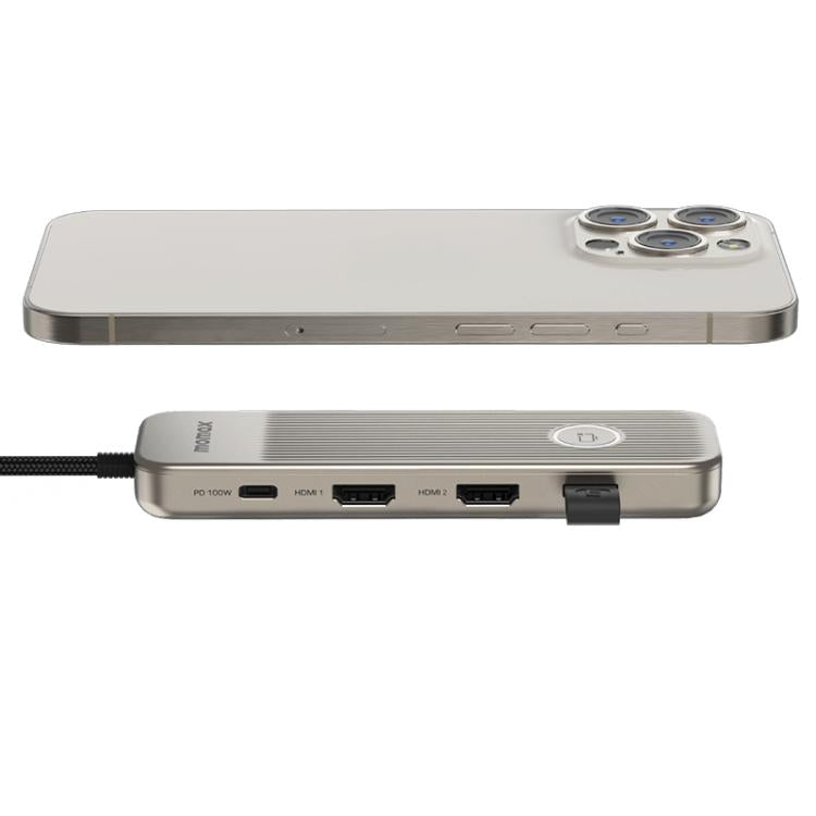 MOMAX DH19L 1-Link 9 in 1 Type-C Multifunctional HUB Adapter Docking Station