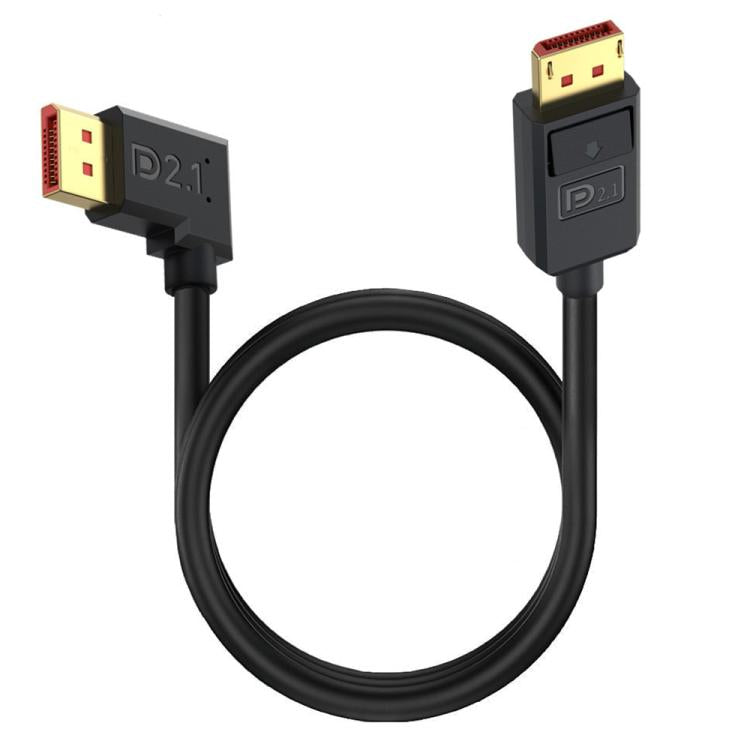 52Gbps 16K 30Hz DisplayPort Extension Adapter Cable, Length: 1.2m, DP2.1 to DP2.1 Straight, DP2.1 to DP2.1 Upper Elbow, DP2.1 to DP2.1 Down Elbow, DP2.1 to DP2.1 Left Elbow, DP2.1 to DP2.1 Right Elbow